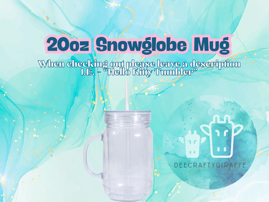 20oz Snowglobe Mug