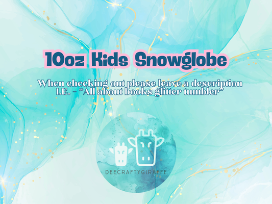 10oz Kids Snowglobe Tumbler