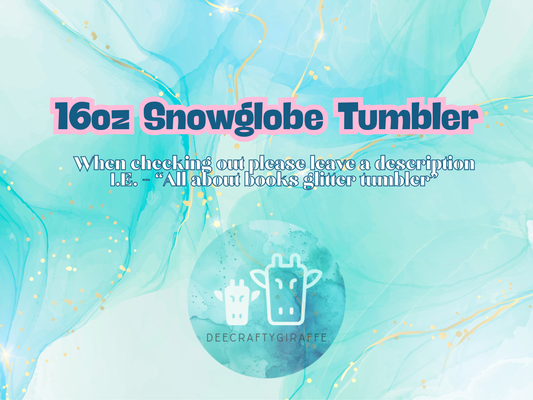 16oz Snowglobe Tumbler